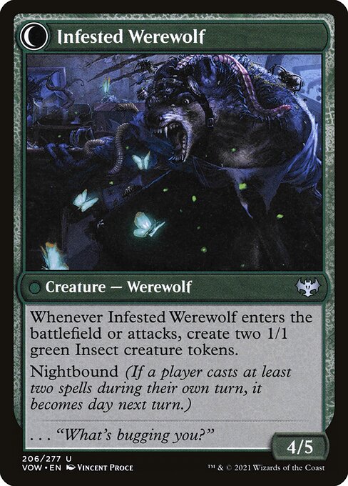 Infestation Expert // Infested Werewolf — art by Vincent Proce