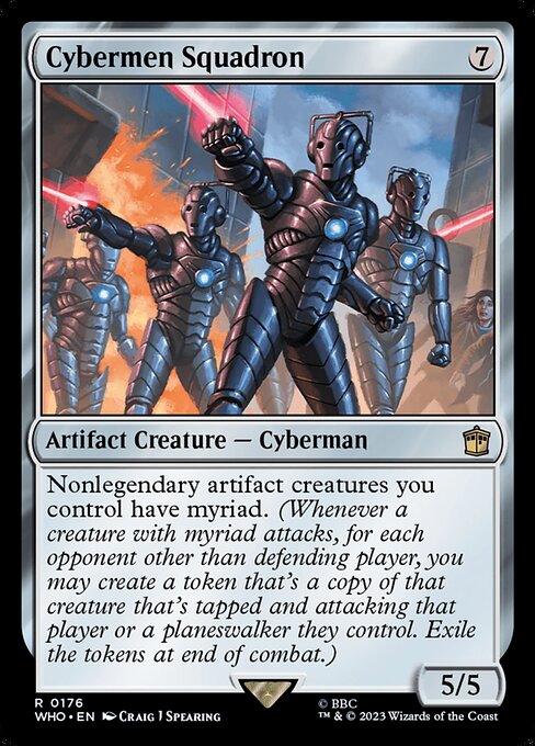 Cybermen Squadron — art by Craig J Spearing
