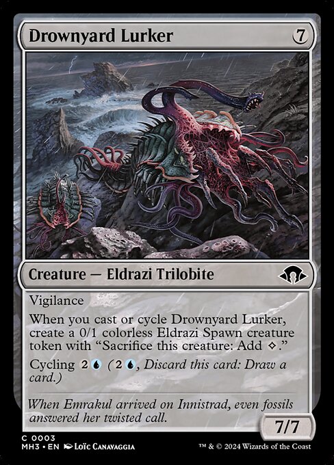 Drownyard Lurker — art by Loïc Canavaggia
