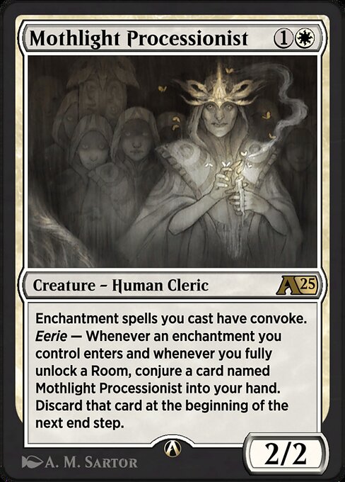 Mothlight Processionist — art by A. M. Sartor