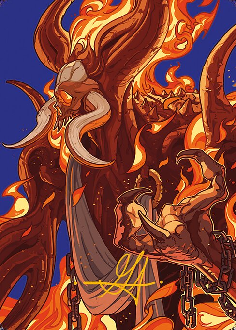 Phlage, Titan of Fire's Fury // Phlage, Titan of Fire's Fury — art by Alex Dos Diaz