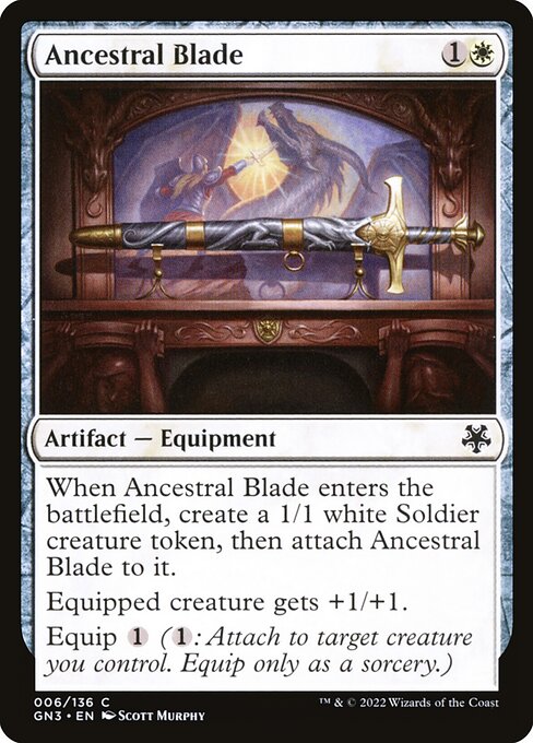 Ancestral Blade — art by Scott Murphy