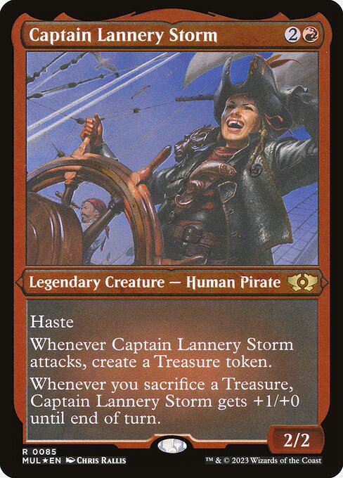 Captain Lannery Storm — art by Chris Rallis