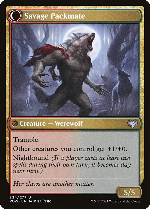 Child of the Pack // Savage Packmate — art by Mila Pesic