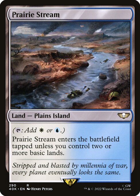 Prairie Stream — art by Henry Peters
