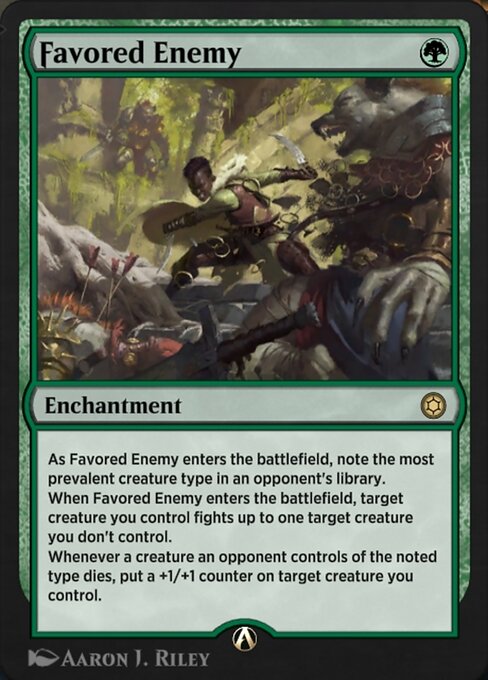 Favored Enemy — art by Aaron J. Riley