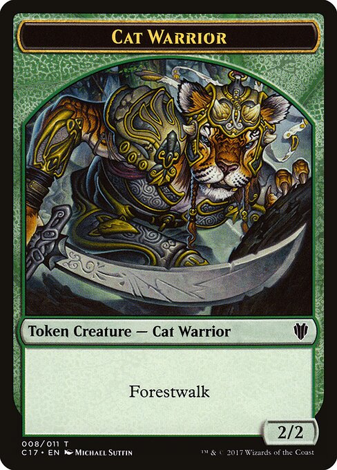 Cat Warrior — art by Michael Sutfin