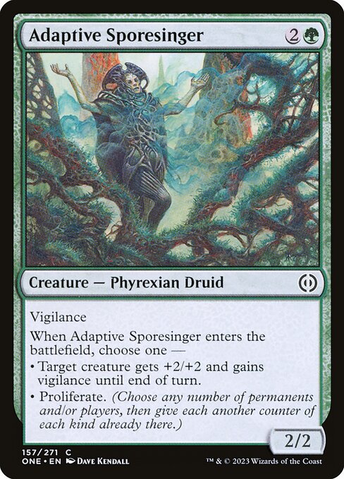 Adaptive Sporesinger — art by Dave Kendall