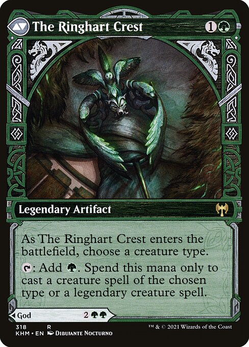 Kolvori, God of Kinship // The Ringhart Crest — art by Dibujante Nocturno