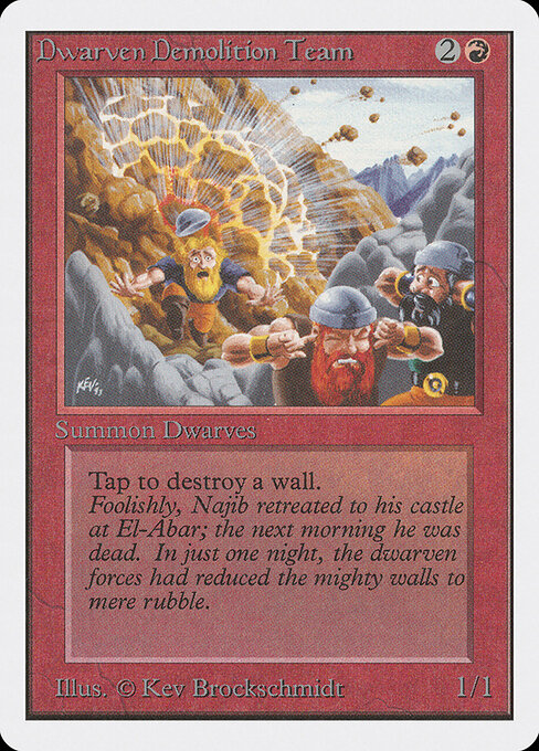 Dwarven Demolition Team — art by Kev Brockschmidt