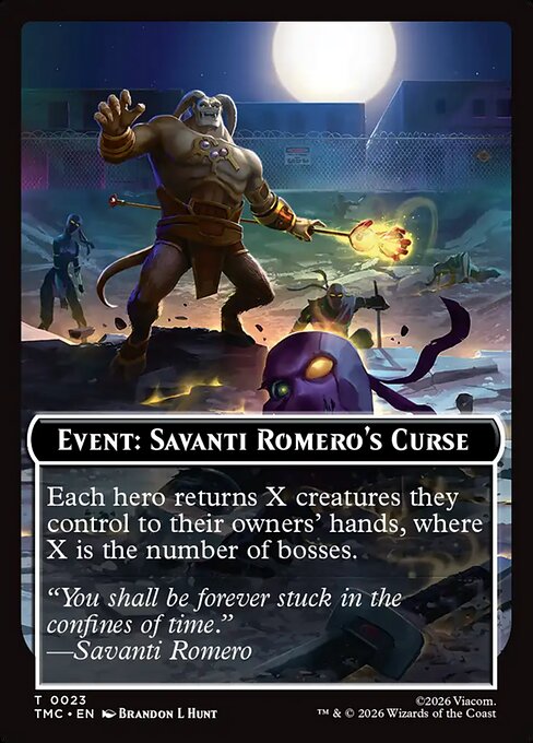 Event: Savanti Romero's Curse — art by Brandon L. Hunt