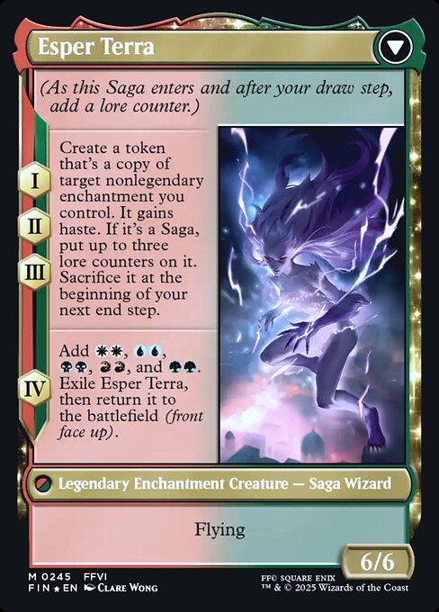 Terra, Magical Adept // Esper Terra — art by Clare Wong