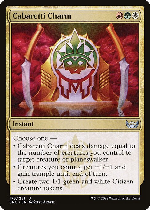 Cabaretti Charm — art by Steve Argyle