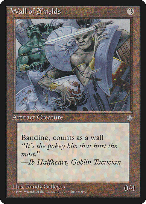 Wall of Shields — art by Randy Gallegos