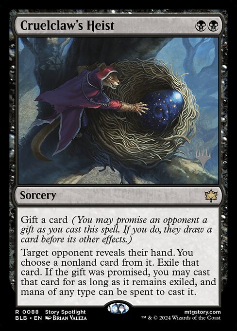 Cruelclaw's Heist — art by Brian Valeza