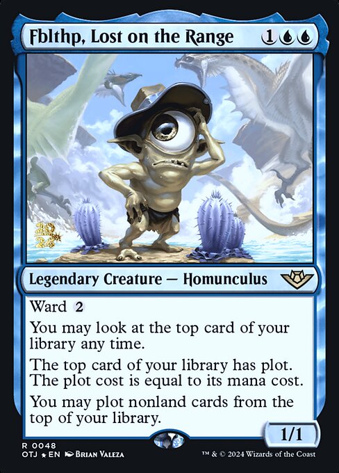 Fblthp, Lost on the Range — art by Brian Valeza