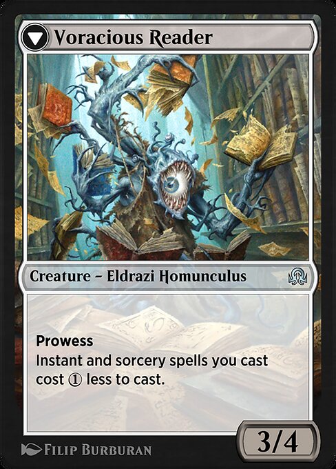 Curious Homunculus // Voracious Reader — art by Filip Burburan