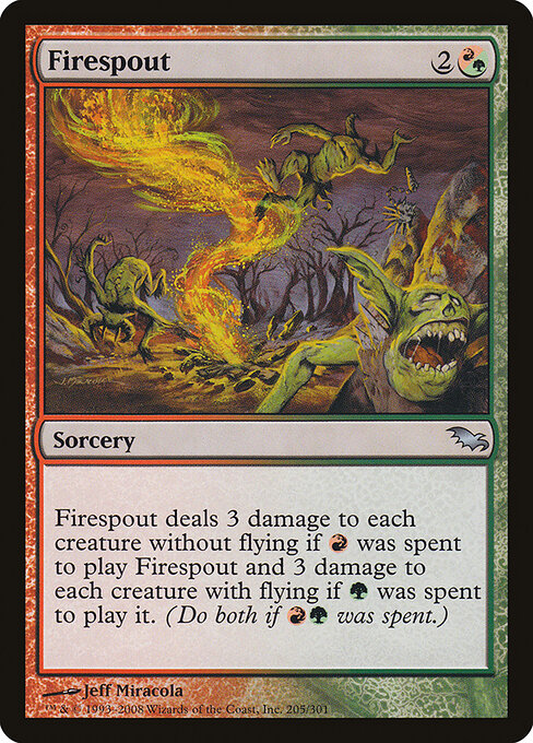 Firespout — art by Jeff Miracola
