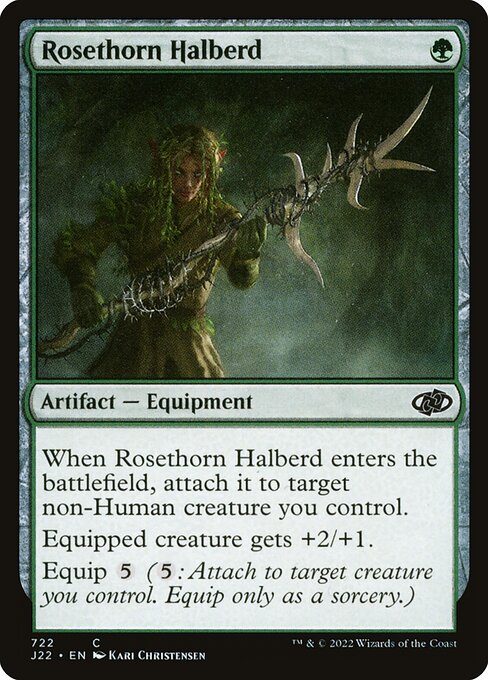 Rosethorn Halberd — art by Kari Christensen