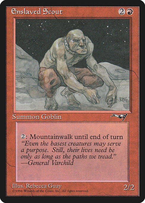Enslaved Scout — art by Rebecca Guay