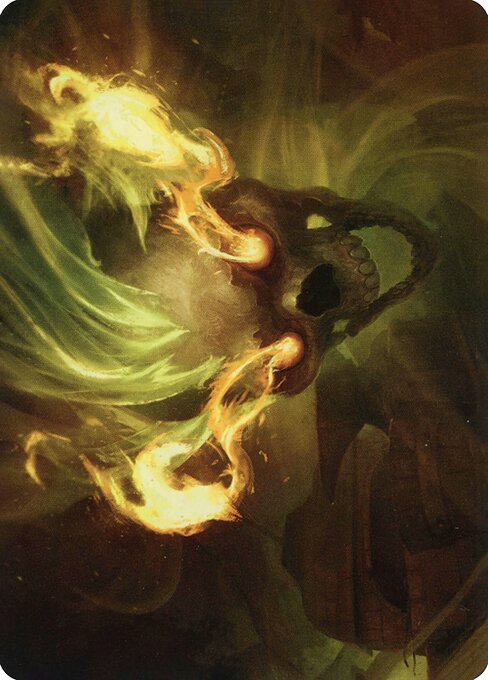 Flameskull // Flameskull — art by Xavier Ribeiro