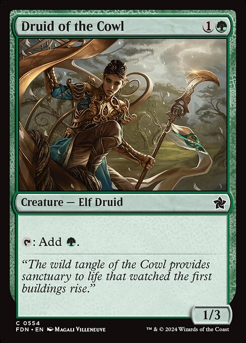 Druid of the Cowl — art by Magali Villeneuve