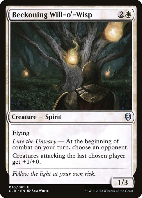Beckoning Will-o'-Wisp — art by Sam White