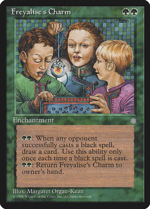 Freyalise's Charm — art by Margaret Organ-Kean