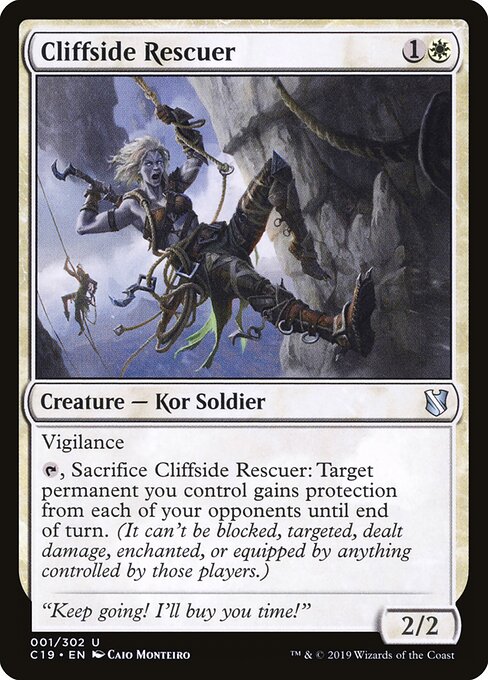 Cliffside Rescuer — art by Caio Monteiro