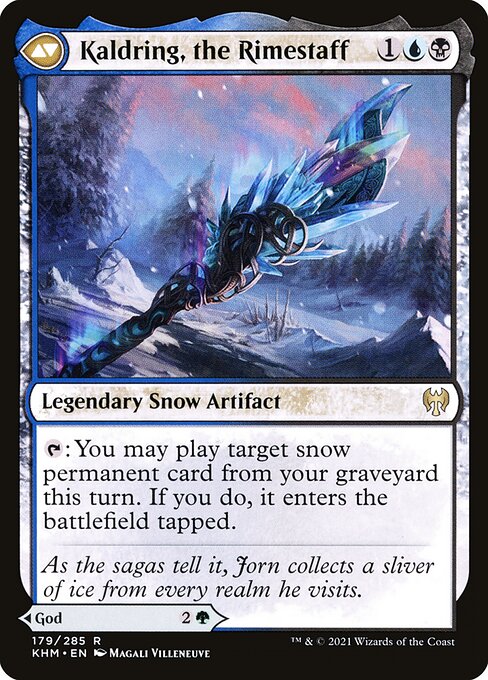 Jorn, God of Winter // Kaldring, the Rimestaff — art by Magali Villeneuve