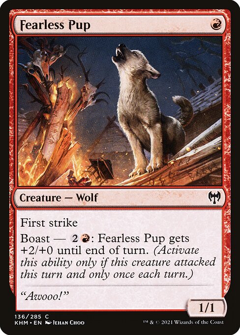 Fearless Pup — art by Jehan Choo