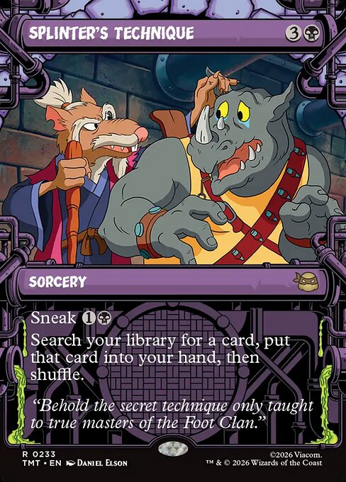 Splinter's Technique — art by Daniel Elson
