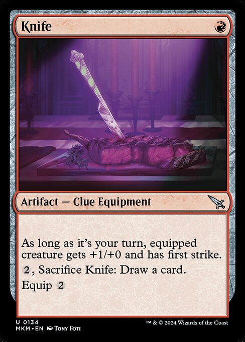 Knife — art by Tony Foti