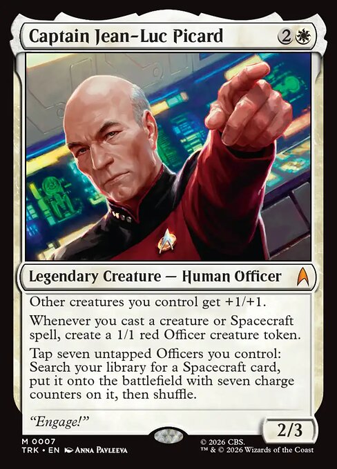 Captain Jean-Luc Picard — art by Anna Pavleeva