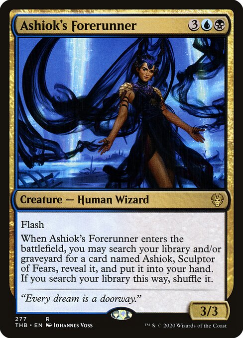 Ashiok's Forerunner — art by Johannes Voss