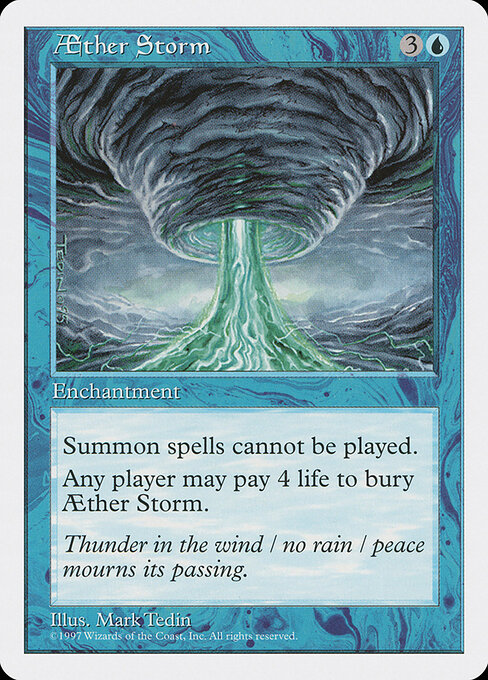 Aether Storm — art by Mark Tedin