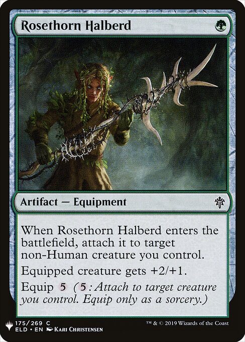 Rosethorn Halberd — art by Kari Christensen