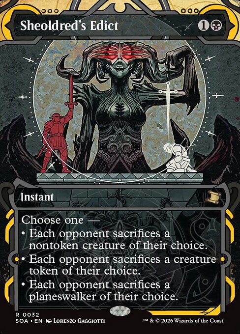 Sheoldred's Edict — art by Lorenzo Gaggiotti