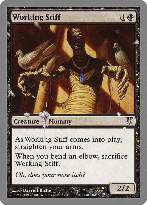 Working Stiff — art by Darrell Riche