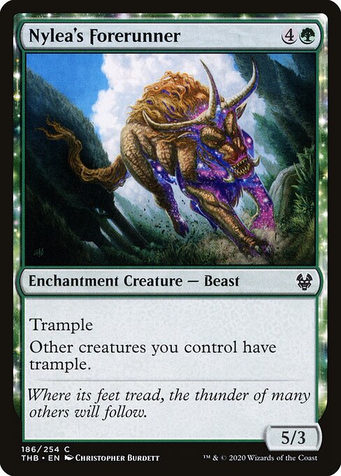 Nylea's Forerunner — art by Christopher Burdett
