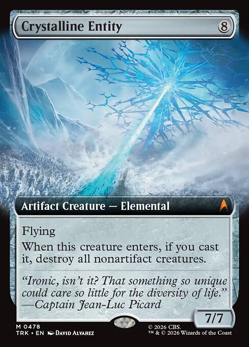 Crystalline Entity — art by David Álvarez