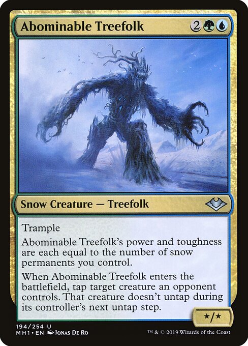 Abominable Treefolk — art by Jonas De Ro