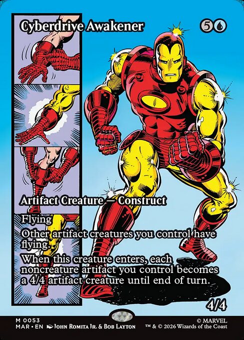 Cyberdrive Awakener — art by John Romita Jr. & Bob Layton