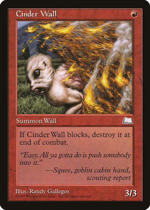 Cinder Wall — art by Randy Gallegos