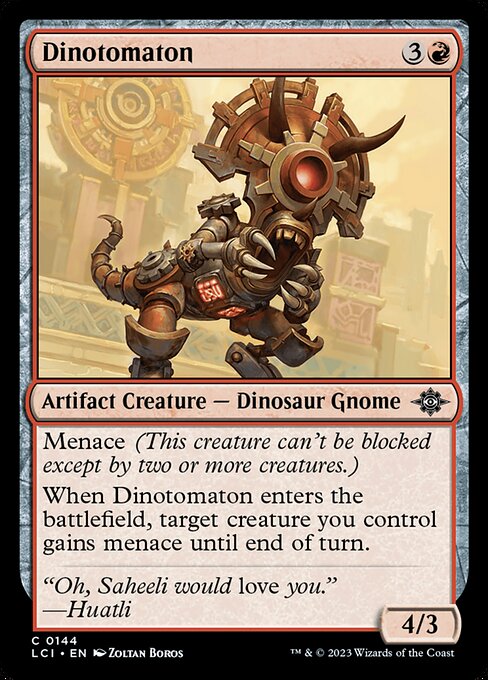 Dinotomaton — art by Zoltan Boros
