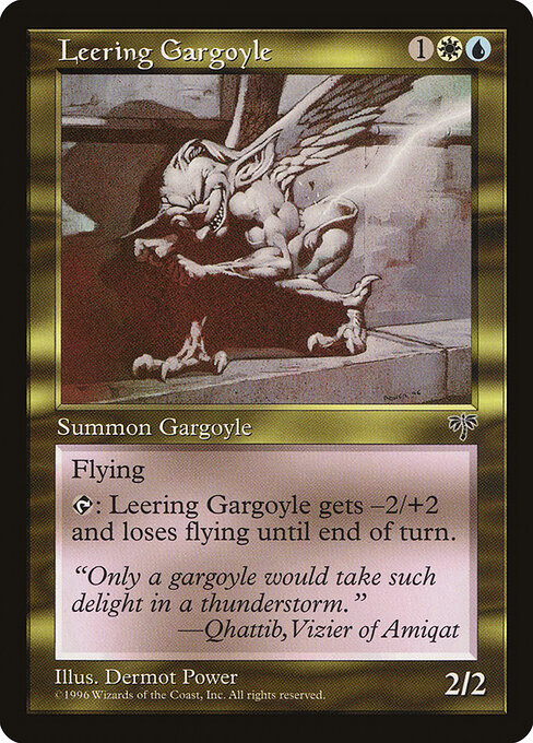 Leering Gargoyle — art by Dermot Power