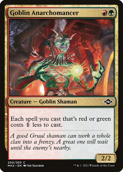 Goblin Anarchomancer — art by Joe Slucher