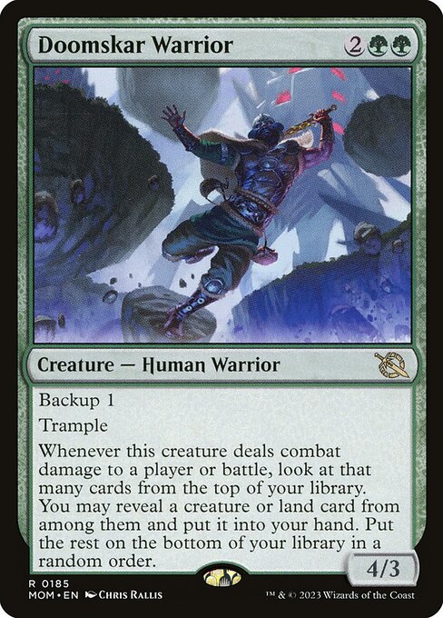 Doomskar Warrior — art by Chris Rallis