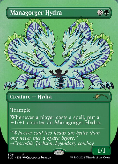 Managorger Hydra — art by Crocodile Jackson