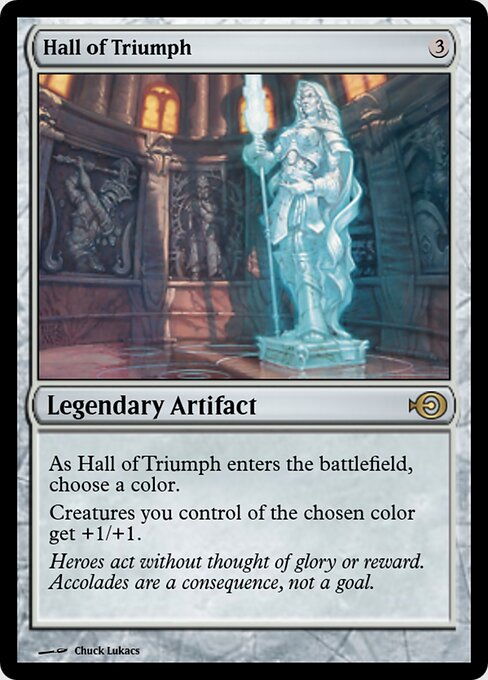 Hall of Triumph — art by Chuck Lukacs